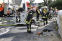 Dachstuhlbrand Koeln Poll Geislarerstr P583